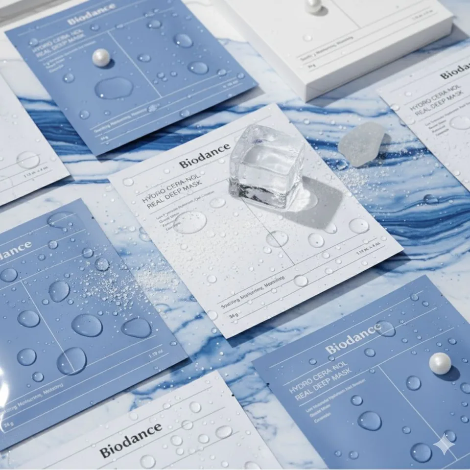 Biodance — Masque Hydro Céra-nol Real Deep · 4 masques